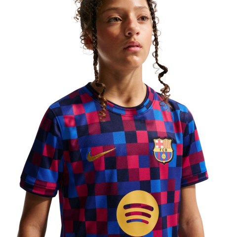 Koszulka dla dzieci Nike FC Barcelona bordowo-niebieska II1752 621 XS Nike