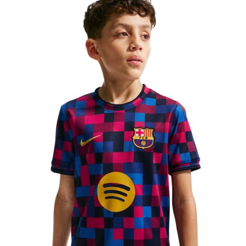 Koszulka dla dzieci Nike FC Barcelona bordowo-niebieska II1752 621 S Nike