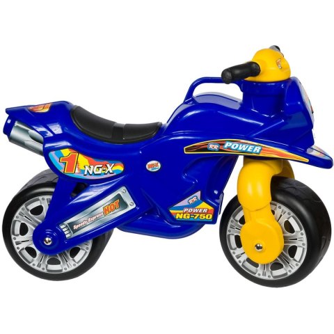MOTOREK BIEGOWY JEŹDZIK SPEED ENERO 68x29x49CM ŻÓŁTO NIEBIESKI