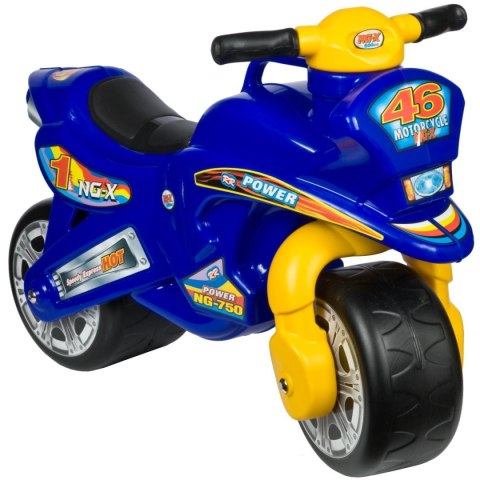 MOTOREK BIEGOWY JEŹDZIK SPEED ENERO 68x29x49CM ŻÓŁTO NIEBIESKI