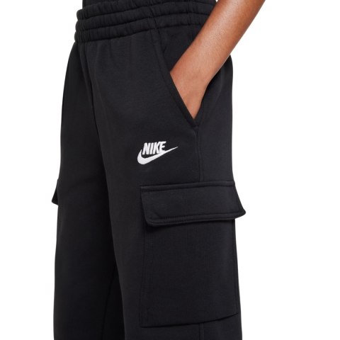 Spodnie dla dzieci Nike Sportswear Club Fleece czarne FD3012 010 M Nike