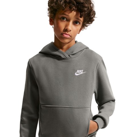 Bluza dla dzieci Nike Sportswear Club Fleece szara FD3000 289 M Nike
