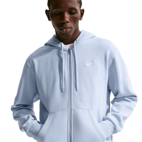 Bluza męska Nike Club BB FZ Hoodie błękitna FN3861 407 2XL Nike