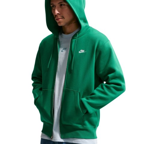Bluza męska Nike Club BB FZ Hoodie zielona FN3861 365 2XL Nike