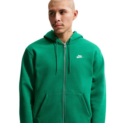 Bluza męska Nike Club BB FZ Hoodie zielona FN3861 365 2XL Nike