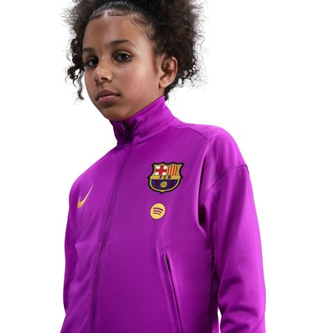 Dres dla dzieci Nike FC Barcelona Strike fioletowo-czarny HJ8027 552 M Nike