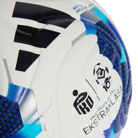 Piłka nożna adidas Ekstraklasa 26/27 Mini biało-niebieska KE5150 1 Adidas