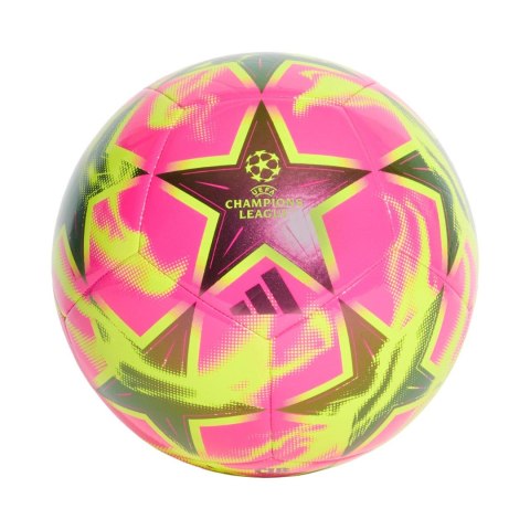 Piłka nożna adidas UCL Club 26/27 League Stage różowo-żółta KE9760 4 Adidas teamwear