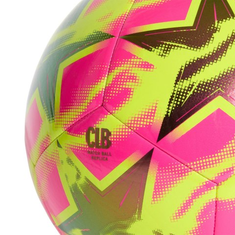 Piłka nożna adidas UCL Club 26/27 League Stage różowo-żółta KE9760 4 Adidas teamwear