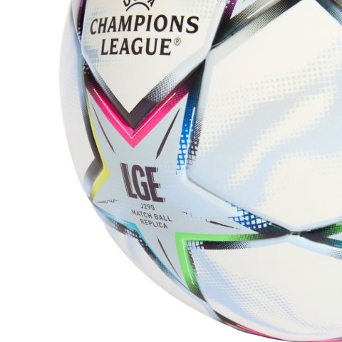 Piłka nożna adidas UCL League J290 26/27 League Stage biało-błękitna KE9767 4 Adidas teamwear