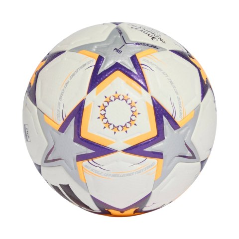 Piłka nożna adidas UCL Womens Pro 26/27 League Stage biało-pomarańczowo-fioletowa KE5141 5 Adidas teamwear