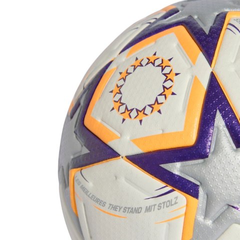 Piłka nożna adidas UCL Womens Pro 26/27 League Stage biało-pomarańczowo-fioletowa KE5141 5 Adidas teamwear