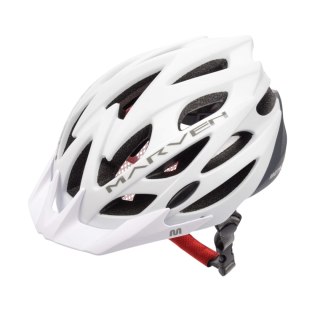 Kask Meteor Marven L 58-61 cm biało-szary 24725 Meteor