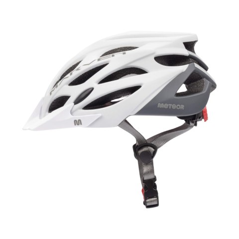 Kask Meteor Marven L 58-61 cm biało-szary 24725 Meteor