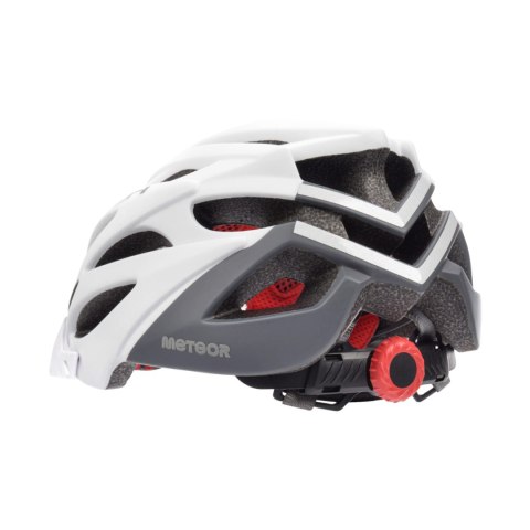 Kask Meteor Marven L 58-61 cm biało-szary 24725 Meteor