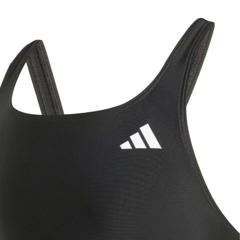 Kostium kąpielowy dla dziewczynki V-back Swimsuit czarny JM8223 152cm Adidas