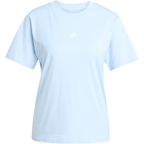 Koszulka damska adidas Essentials Small Logo jasnoniebieska JY4962 L Adidas