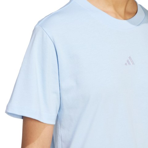 Koszulka damska adidas Essentials Small Logo jasnoniebieska JY4962 L Adidas