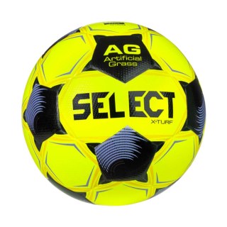 Piłka nożna Select X-Turf v26 FIFA Basic żółto-czarno-fioletowa 1021583/120081 4 Select