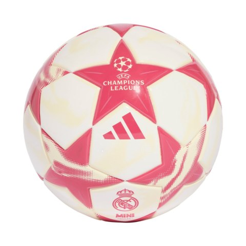 Piłka nożna adidas UEFA Champions League 26/27 Real Madrid Mini biało-różowa KE5107 1 Adidas
