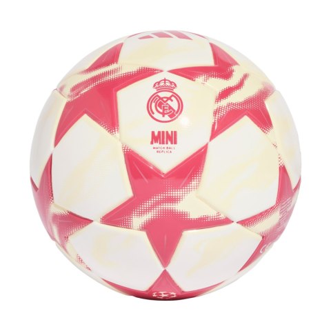 Piłka nożna adidas UEFA Champions League 26/27 Real Madrid Mini biało-różowa KE5107 1 Adidas