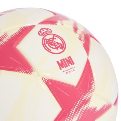 Piłka nożna adidas UEFA Champions League 26/27 Real Madrid Mini biało-różowa KE5107 1 Adidas