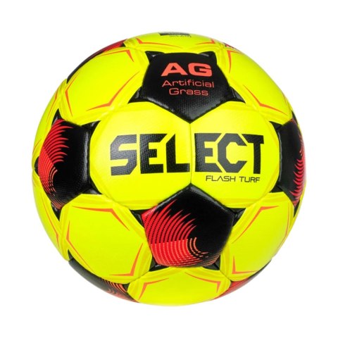 Piłka nożna Select FB Flash Turf v26 Fifa Basic 365.A1N żółto-czerwona 110056 4 Select