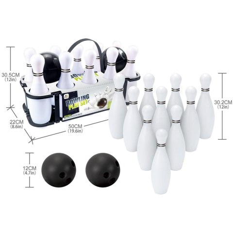 ZESTAW SPORTOWY DO GRY W KRĘGLE BOWLING PLAY SET 30CM
