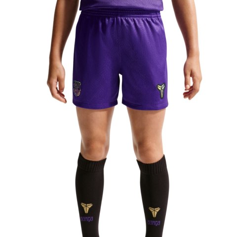 Komplet piłkarski dla dzieci Nike FC Barcelona Stadium Away 2026/27 fioletowo-czarny II1649 505 L Nike