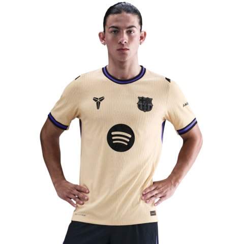 Koszulka męska Nike FC Barcelona 2025/26 Match Away beżowa HJ4554 784 S Nike