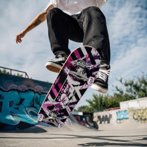 DESKOROLKA DREWNIANA STREET PINK BEST SPORTING