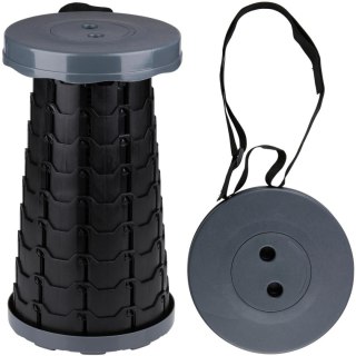 KRZESŁO TABORET TURYSTYCZNY WĘDKARSKI SKŁADANY 45,3X25CM CAMP ACTIVE ANTRACYT