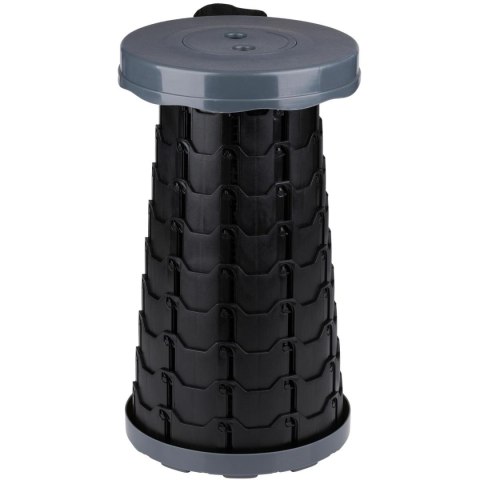 KRZESŁO TABORET TURYSTYCZNY WĘDKARSKI SKŁADANY 45,3X25CM CAMP ACTIVE ANTRACYT