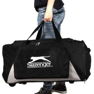 TORBA SPORTOWA PODRÓŻNA Z KÓŁKAMI CZARNA SLAZENGER