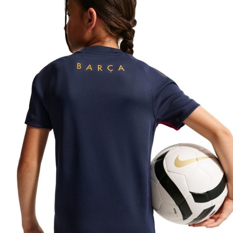 Koszulka dla dzieci Nike FC Barcelona Strike granatowo-bordowa II3237 401 S Nike