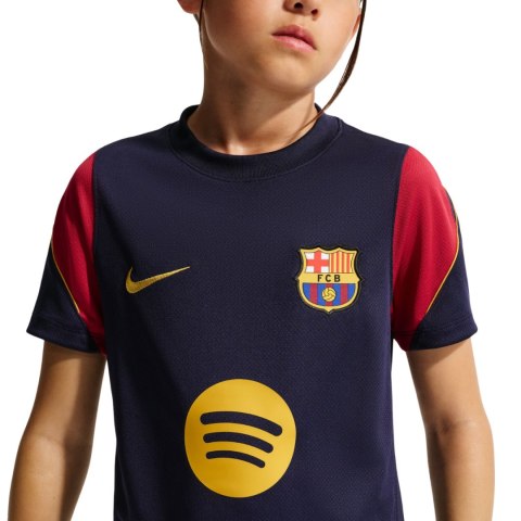 Koszulka dla dzieci Nike FC Barcelona Strike granatowo-bordowa II3237 401 S Nike
