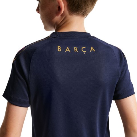 Koszulka dla dzieci Nike FC Barcelona Strike granatowo-bordowa II3237 401 S Nike