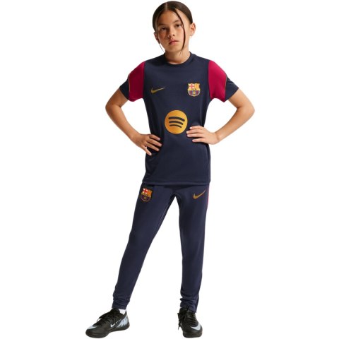Koszulka dla dzieci Nike FC Barcelona Strike granatowo-bordowa II3237 401 S Nike