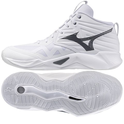 Buty Mizuno WAVE MOMENTUM PRO MID V1GA254583 44 1/2 biały Mizuno