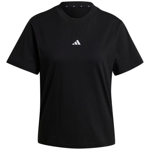 Koszulka damska adidas Essentials Small Logo Cotton czarna JC5943 2XL Adidas
