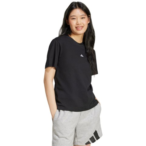 Koszulka damska adidas Essentials Small Logo Cotton czarna JC5943 2XL Adidas
