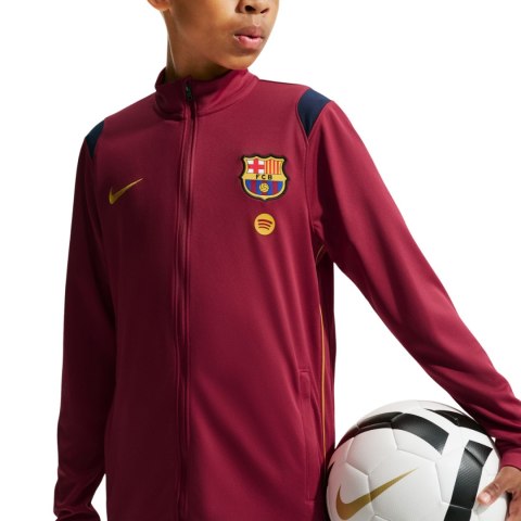Dres dla dzieci Nike FC Barcelona Academy Pro bordowo-granatowy II1692 621 XL Nike