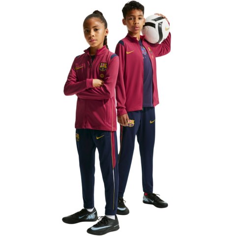 Dres dla dzieci Nike FC Barcelona Academy Pro bordowo-granatowy II1692 621 M Nike