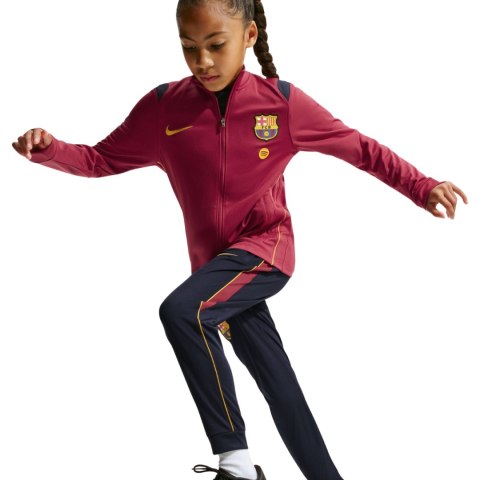 Dres dla dzieci Nike FC Barcelona Academy Pro bordowo-granatowy II1692 621 M Nike