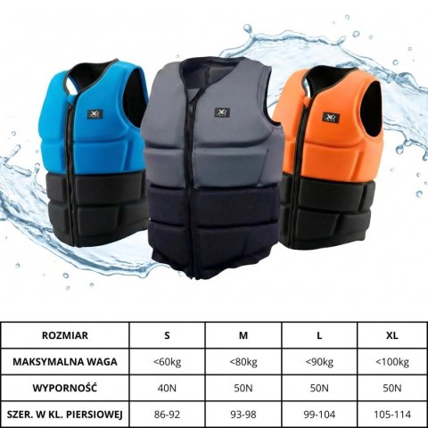 KAMIZELKA NEOPRENOWA ASEKURACYJNA SUP XQMAX R.L