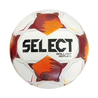 Piłka nożna Select Brillant Replica v25 biało-czerwona 161392 5 Select