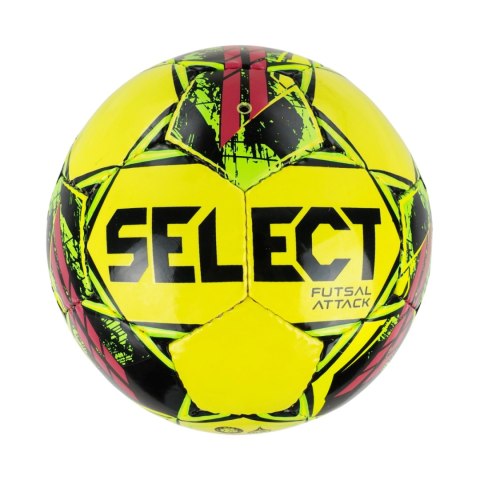 Piłka nożna Select Hala Futsal Attack v22 II gatunek żółto-różowa 17623/370016 4 Select