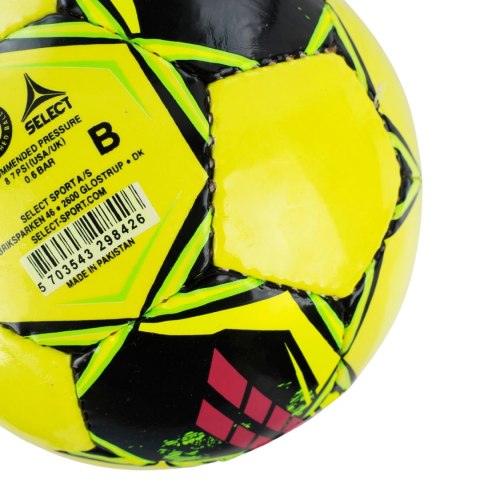 Piłka nożna Select Hala Futsal Attack v22 II gatunek żółto-różowa 17623/370016 4 Select