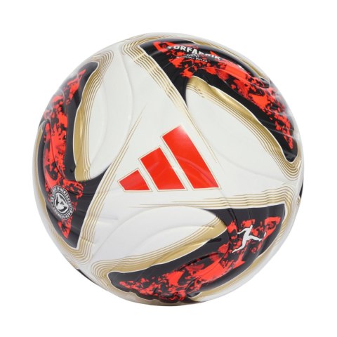 Piłka nożna adidas Bundesliga 26/27 Torfabrik Mini biało-pomarańczowo-złota KG6039 1 Adidas