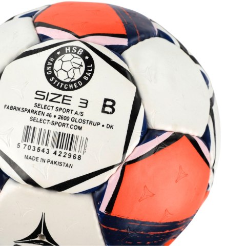Piłka ręczna Select Ultimate European League Replic 3 v25 EHF II gatunek biało-pomarańczowa 13521/270063 3 Select